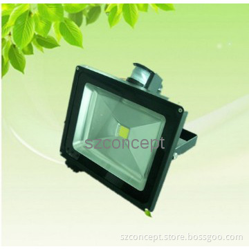 20W Epistar/Bridgelux Chip PIR  sensor LED Floodlight
